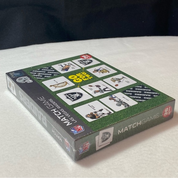 Las Vegas Raiders NFL Memory Match Game Card Licensed YouTheFan NEW - Picture 3 of 6